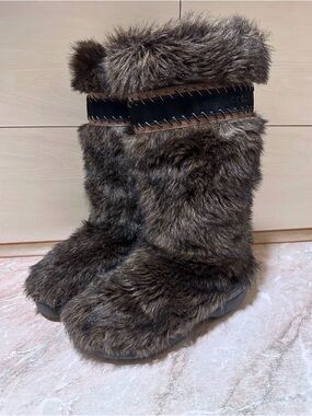 CROCS Y2K FUR BOOTS